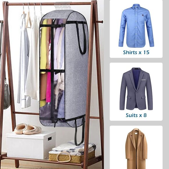 40" Garment Bags for Travel Moving Bags Heavy Duty Hanging Bags for Clothes Stur - Picture 6 of 7